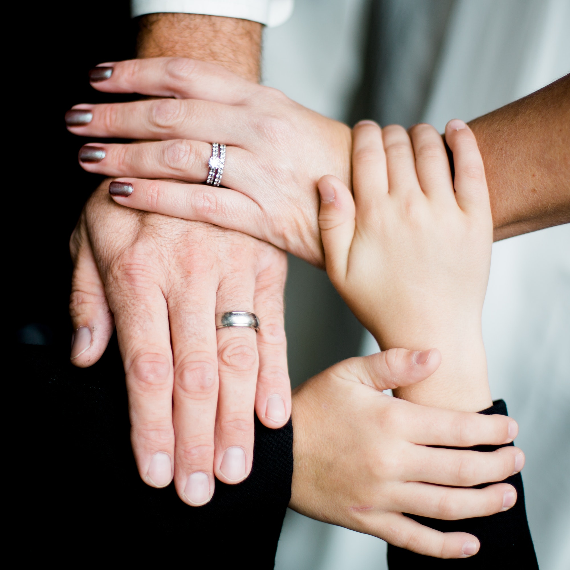 Vow renewal for a family of four